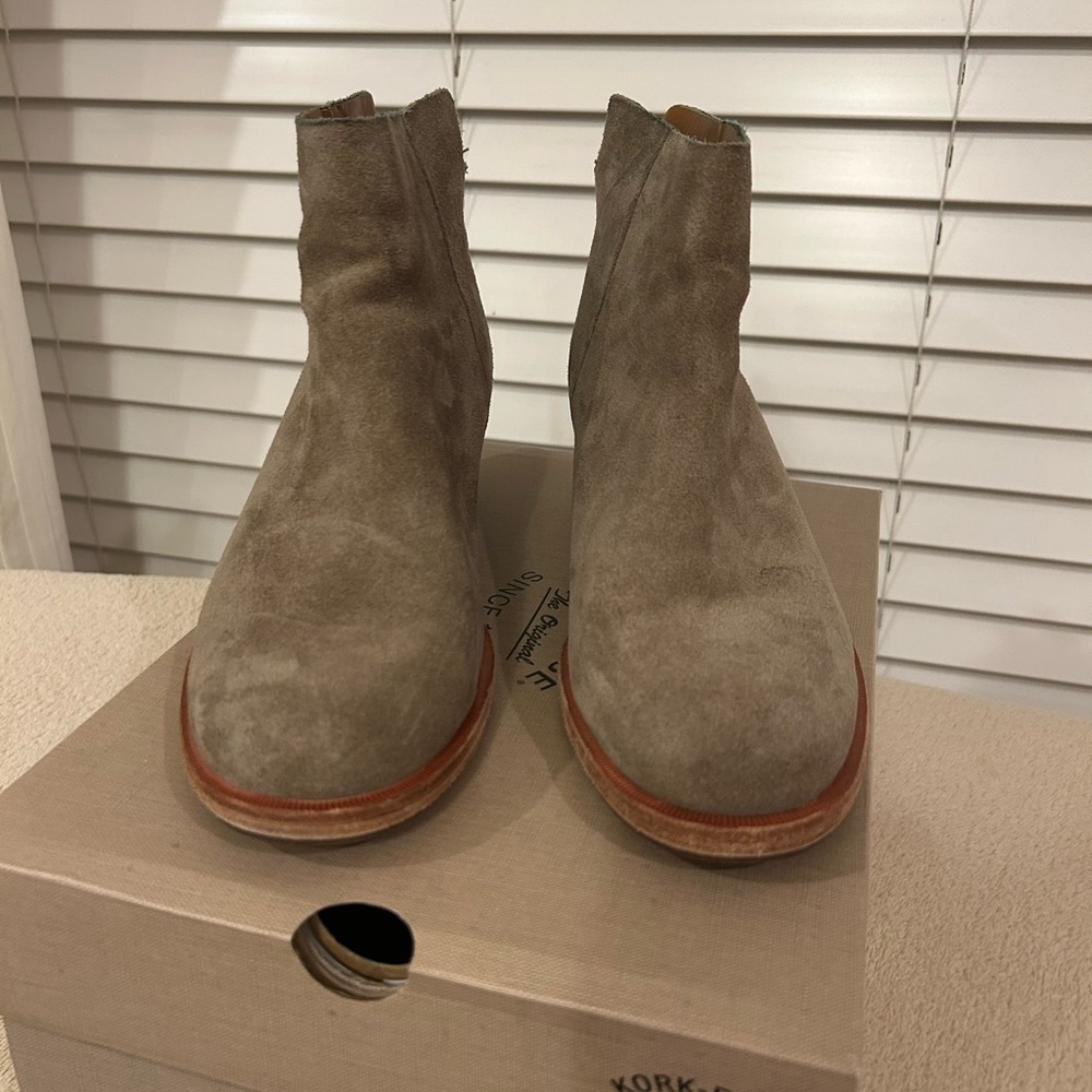 Kork-Ease Taupe Suede Kecia Boots